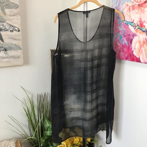 Eileen Fisher Sheer Blouse Size M - Picture 3 of 4